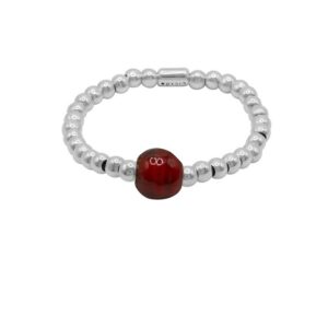 PULSERA ELÁSTICA LUNA MOTIVO ROJO CICLÓN