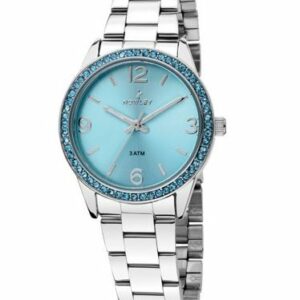 RELOJ SRA. CHIC CIRCONITAS TURQUESA