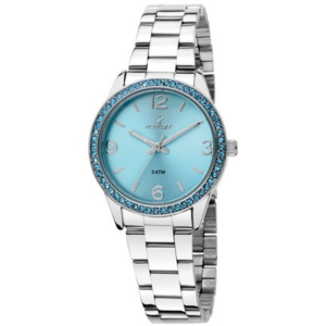 RELOJ Sra ANALÓGICO CIRCONITA AZUL NOWLEY
