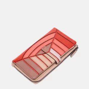 Cartera grande en piel roja ABBACINO