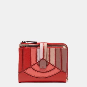 Cartera pequeña en piel roja ABBACINO