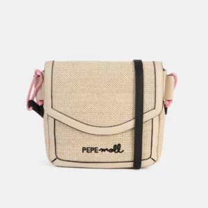 BANDOLERA TAPA  KELLY BEIGE PEPE  MOLL