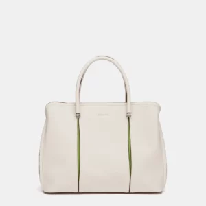 BOLSO DE MANO BEIGE ABBACINO