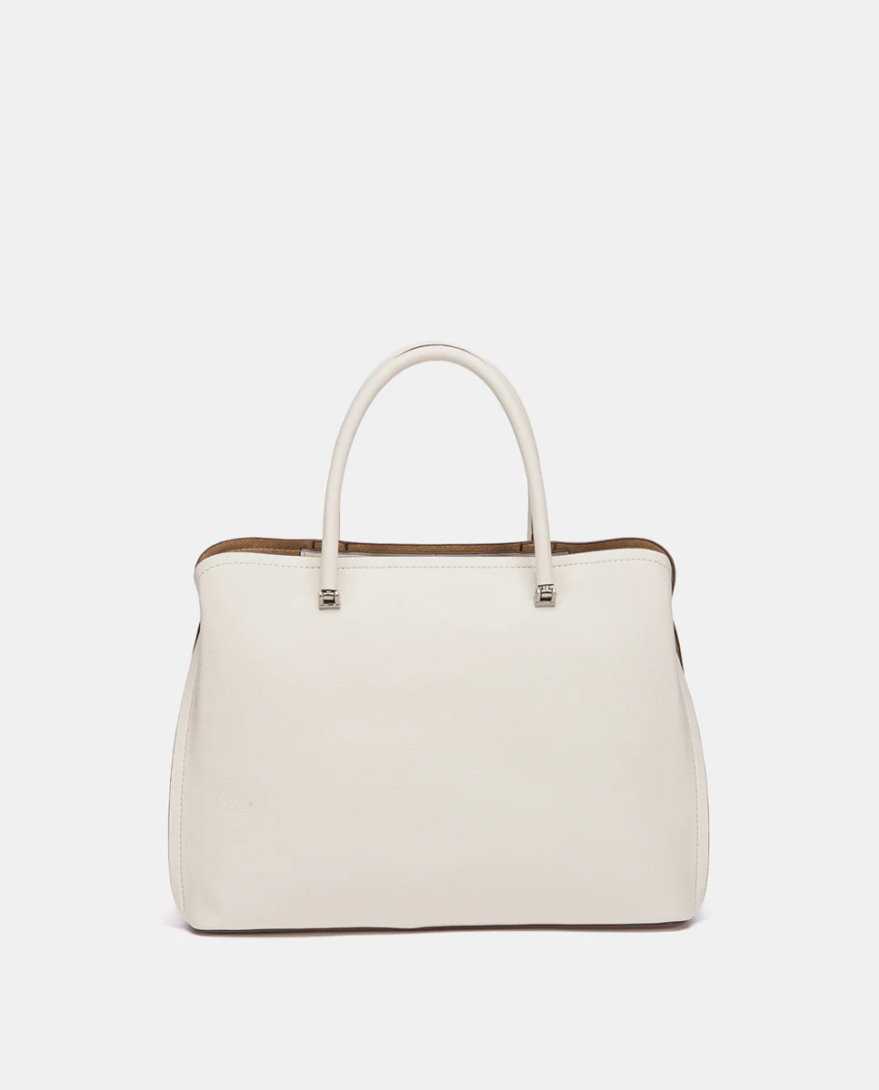 BOLSO DE MANO BEIGE ABBACINO - Imagen 5
