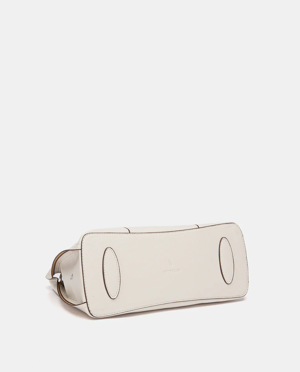 BOLSO DE MANO BEIGE ABBACINO - Imagen 3