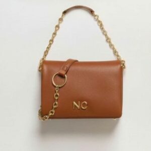BANDOLERA TAPA CADENA CAMEL NOCO