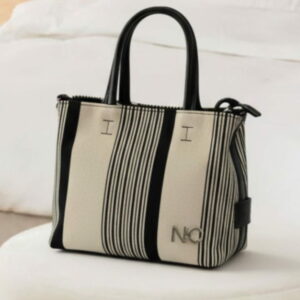 BOLSO TOTE TEJIDO LINEAS NOCO