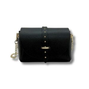 MINI BOLSO PIEL GRABADO NEGRO MARTIANA  K