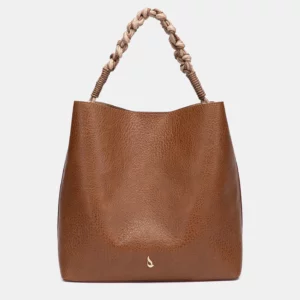 BOLSO DE HOMBRO ZURI CAMEL ABBACINO