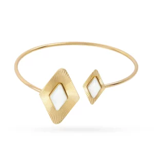 BRAZALETE PRISMA ANGLED BLANCO ANARTXY