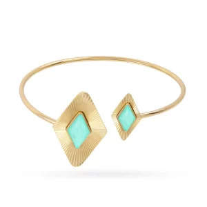 BRAZALETE PRISMA ANGLED VERDE ANARTXY