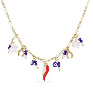 COLLAR CORNICELLO ROJO ANARTXY