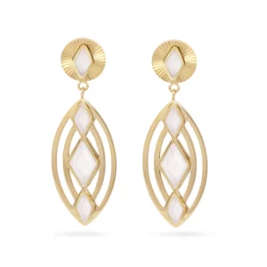 PENDIENTES PRISMA LUNEX BLANCO ANARTXY