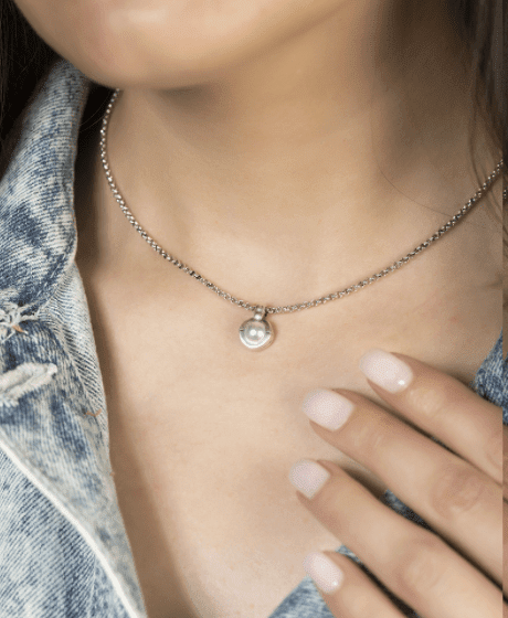 COLLAR ÜNIQUE CORTO PERLA CICLÒN